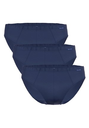 AMMANN 3ER PACK - TON-IN-TON STREIFEN - Slip - dunkelblau