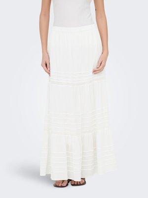 JDY, JDYVIGGA SKIRT  - Falda larga - cloud dancer