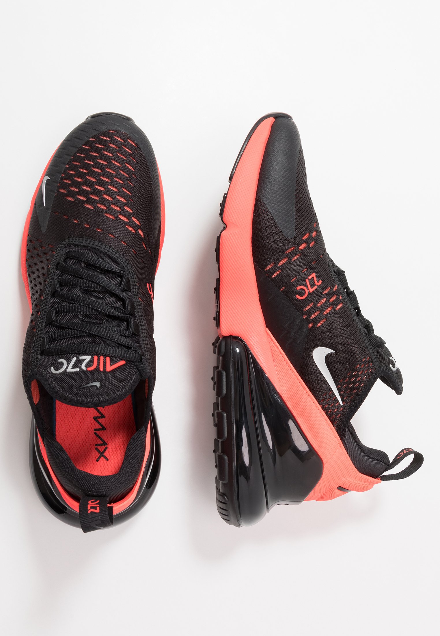 Nike Sportswear AIR MAX 270 - Sneakers basse - black/metallic silver/bright  crimson/nero - Zalando.it