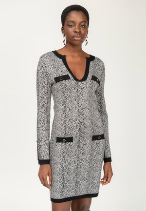 ANIMALIER  - Gebreide jurk - black