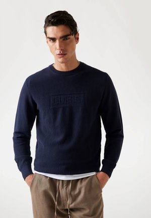 Strickpullover - dunkelblau