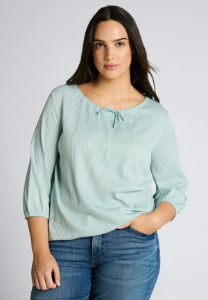 PLUS SIZE - MIT STREIFENMUSTER - Blouse - blue haze stripe