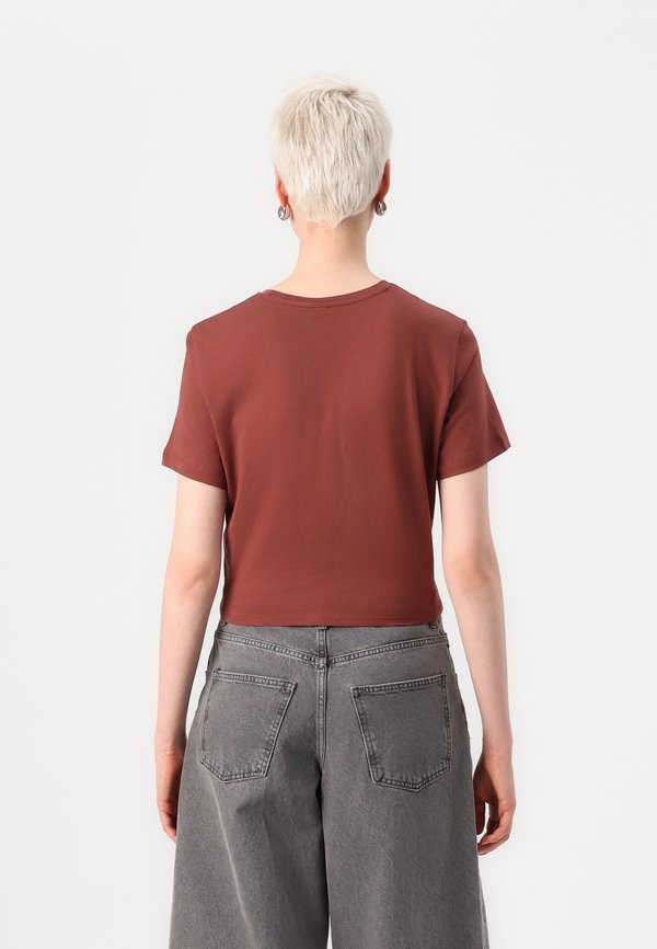 ONLMAY LIFE SHORT KNOT  - Basic T-shirt - sable4