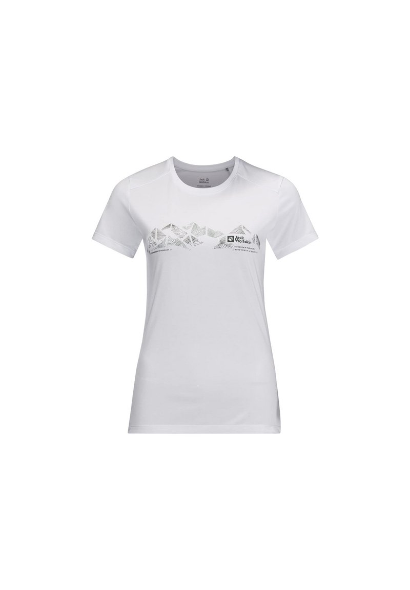 Jack Wolfskin T-shirt print wit