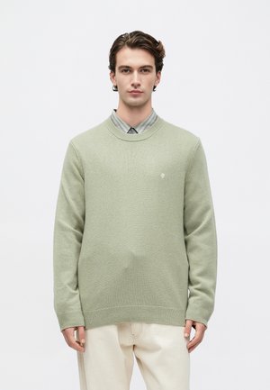 PATRIK SWEATER - Stickad tröja - seagrass