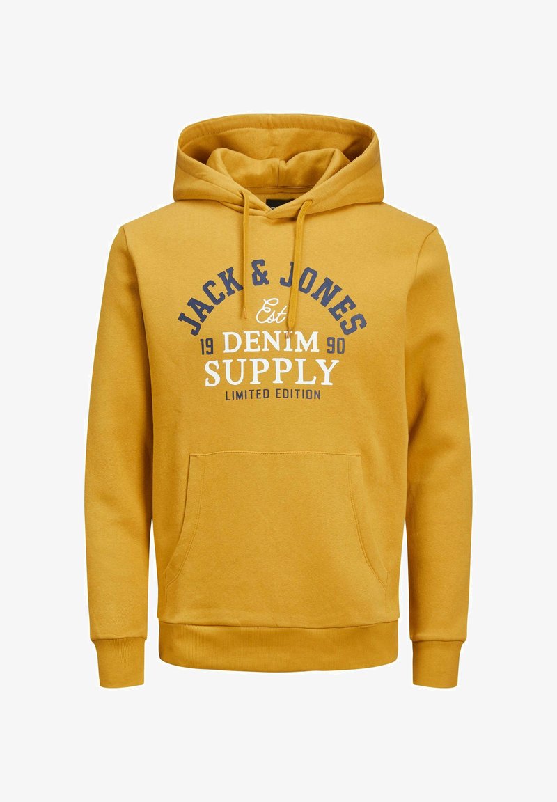 Jack & Jones JJELOGO HOOD - Hoodie - gelb