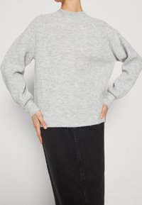 Anna Field Stickad tröja - mottled grey