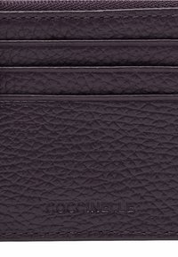 Coccinelle METALLIC TASSEL CARD HOLDER - Portafoglio - prune