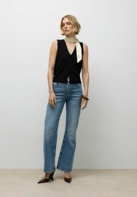 Vero Moda AWSIMONE  - Strukirani kaput - black