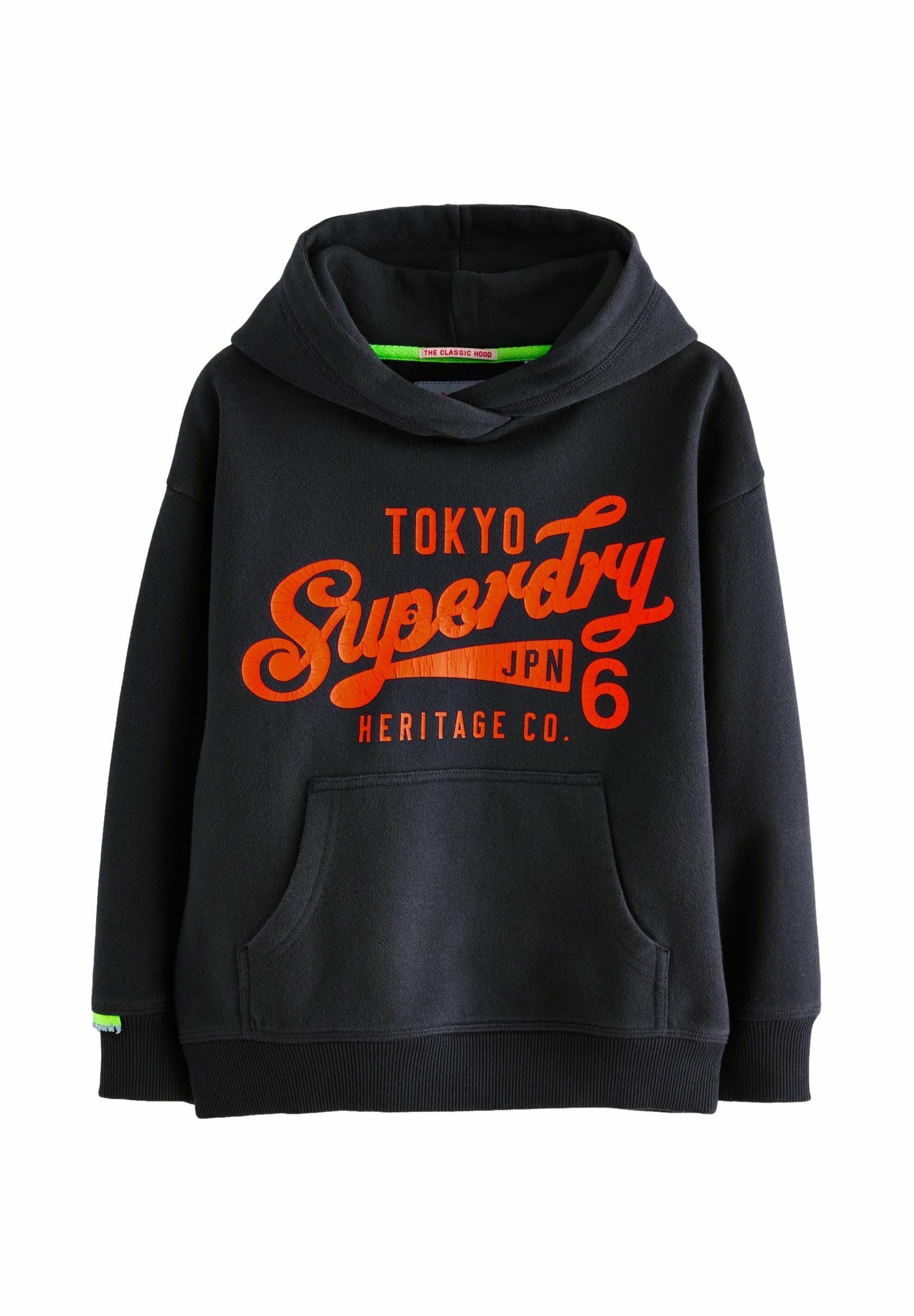Superdry Co OLDER LOGO REGULAR FIT Hoodie navy/blauw