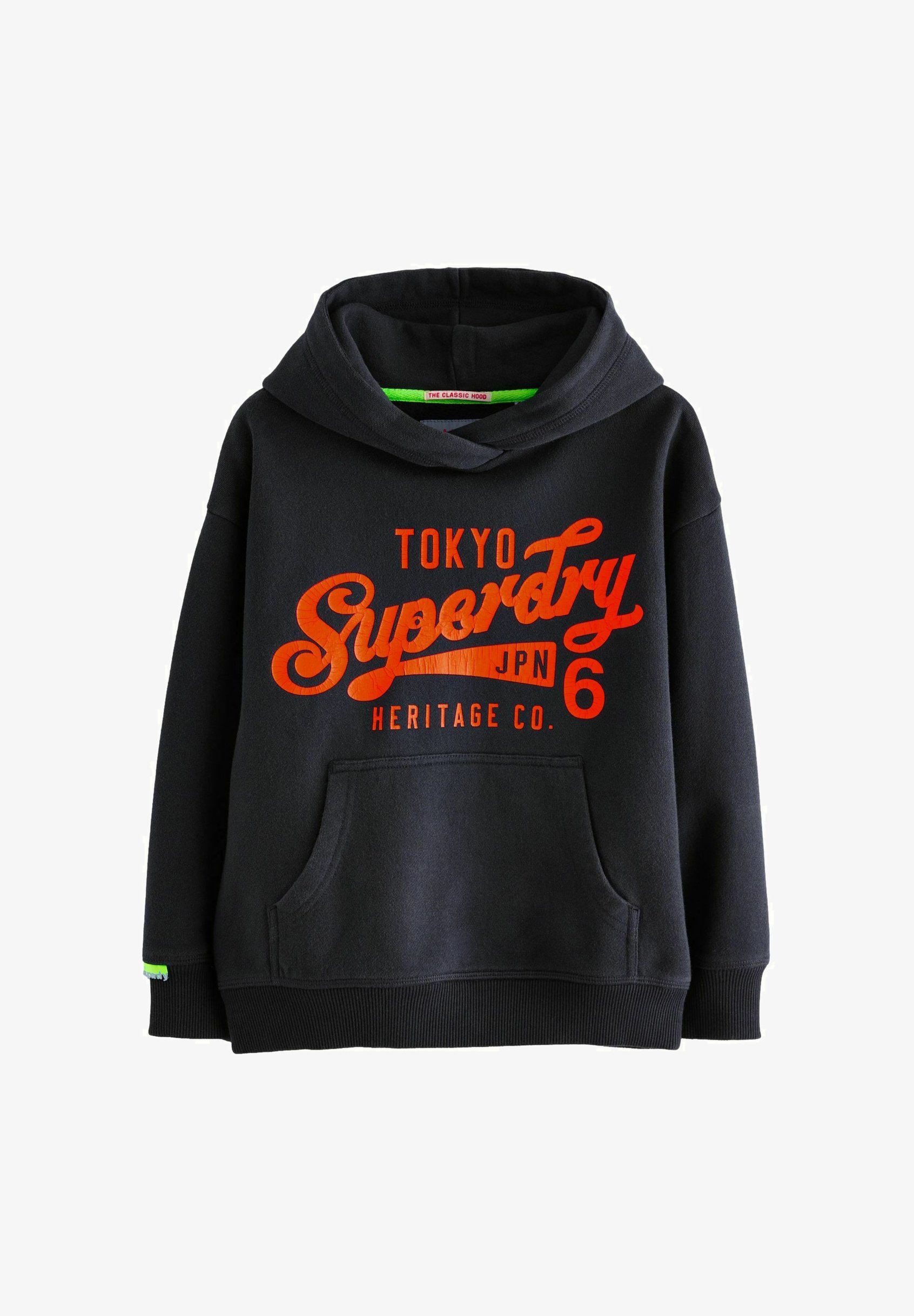 Superdry Co OLDER LOGO REGULAR FIT Hoodie navy/blauw