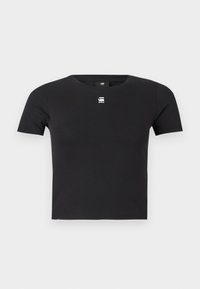 CROPPED MINI SLIM - Basic póló - black