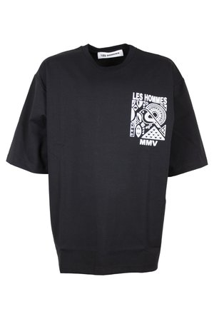T-shirt con stampa - black