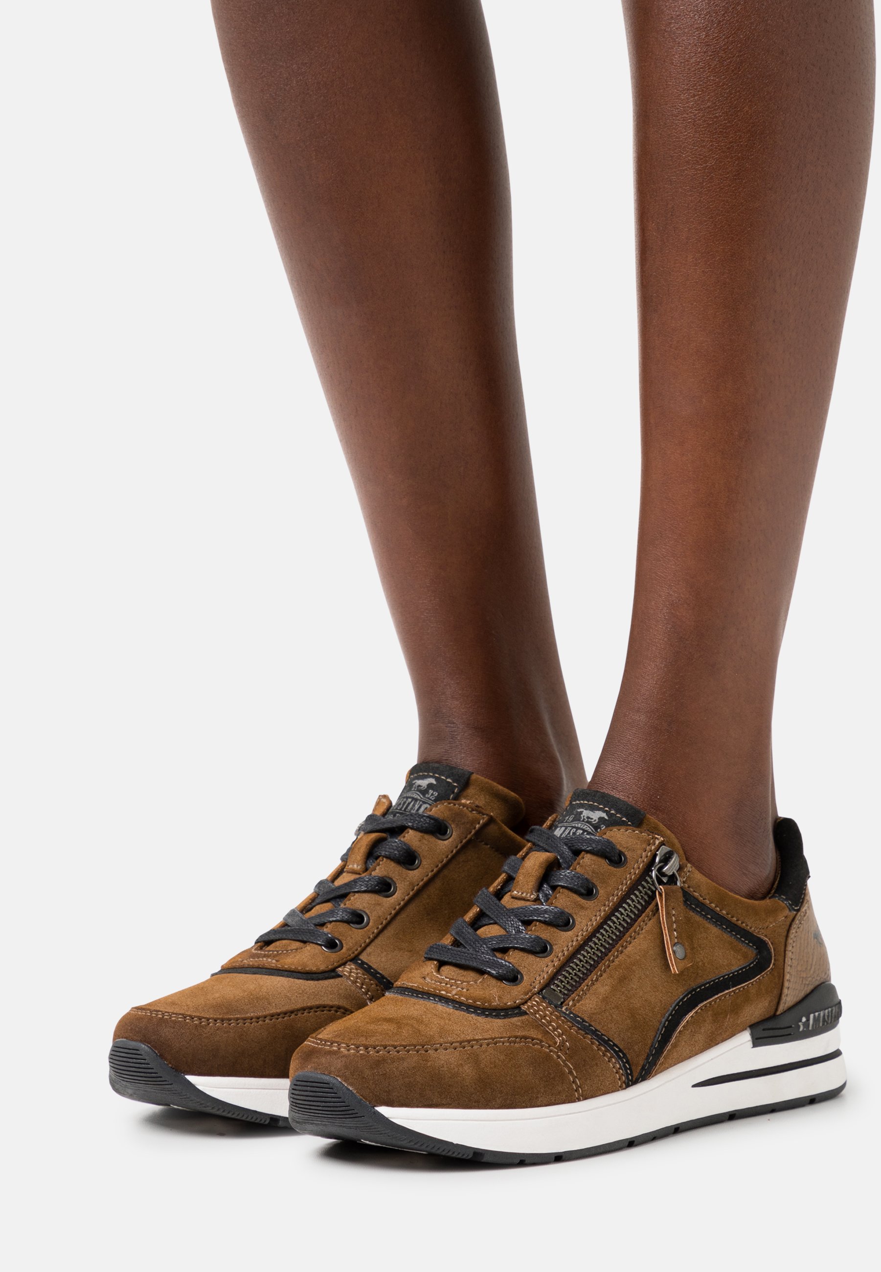Mustang Sneakers laag - cognac - Zalando.nl