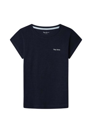 T-shirt con stampa - navy