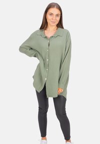 Seasons of April SUSIE MUSSELIN OVERSIZED - Button-down blouse - khaki