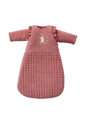 WINTER VERZAUBERTER HASE MIT VOLANT UND ABNEHMBAREN ÄRMELN - Baby's sleeping bag - altrosa