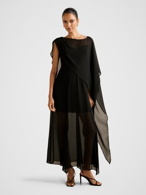 HONEY SHEER CAPE MAXI DRESS - Cocktailkjole - black
