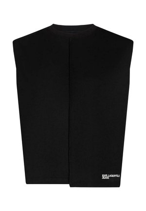 Karl Lagerfeld Jeans, SEAM DETAIL - Μπλούζα - black