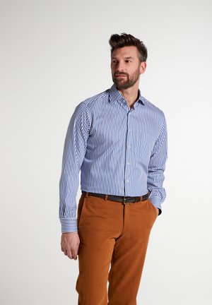 MODERN FIT - Shirt - blau/weiß