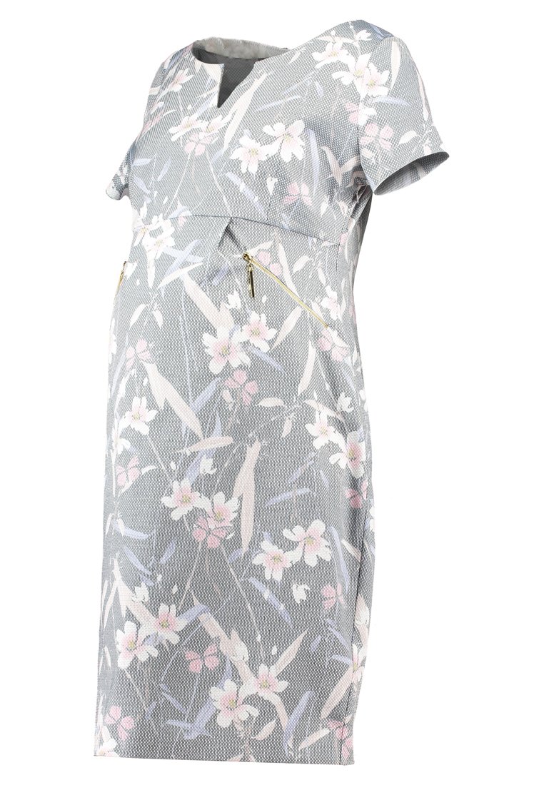 9Fashion Etui-jurk grijs