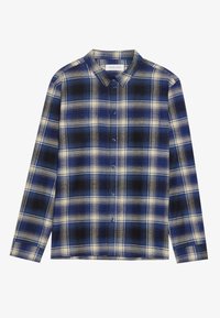 FLANNEL SHIRT - Skjorter - dark blue/light yellow/black