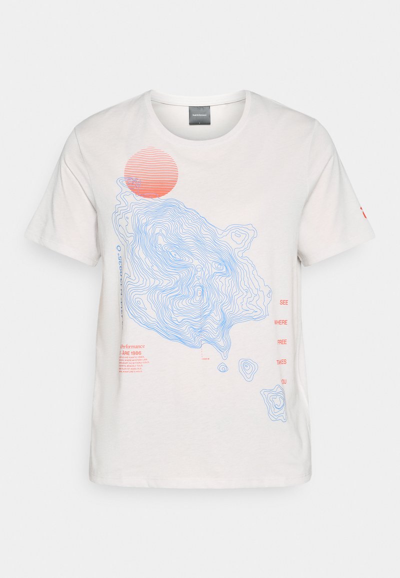 Peak Performance T-shirt print crème