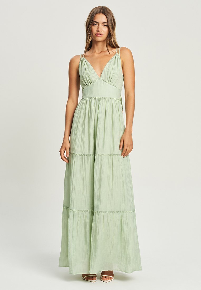 green emerald velvet dress Roxana Dress Green Guipure
