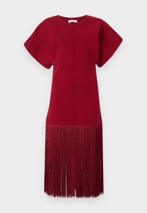 Replay FRINGED DRESS - Cocktailklänning - wine red