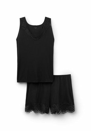 Tezenis SET - Pyjama set - black