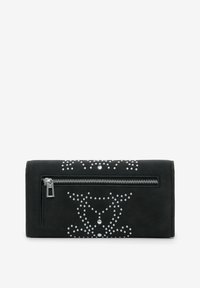 Desigual LARGE STUDDED CARDHOLDER - Plånbok - black