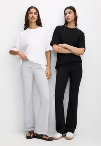 PULL&BEAR SHORT SLEEVE - PACK OF 2 - T-shirt basic - white