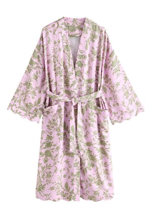 Laura Ashley, REGULAR FIT - LLOYD PRINT LONG LINE DRESSING GOWN . - Dressing gown - pink green