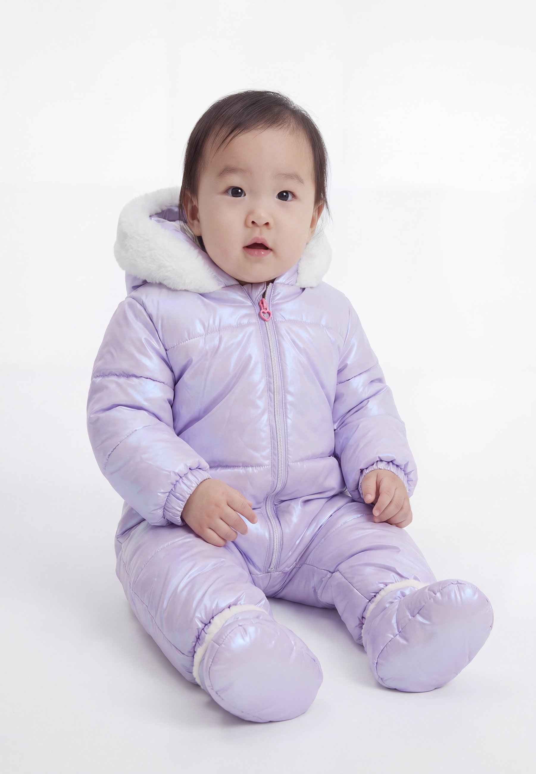 TINYCOTTONS VICHY PADDED OVERALL UNISEX - Snowsuit - summer red