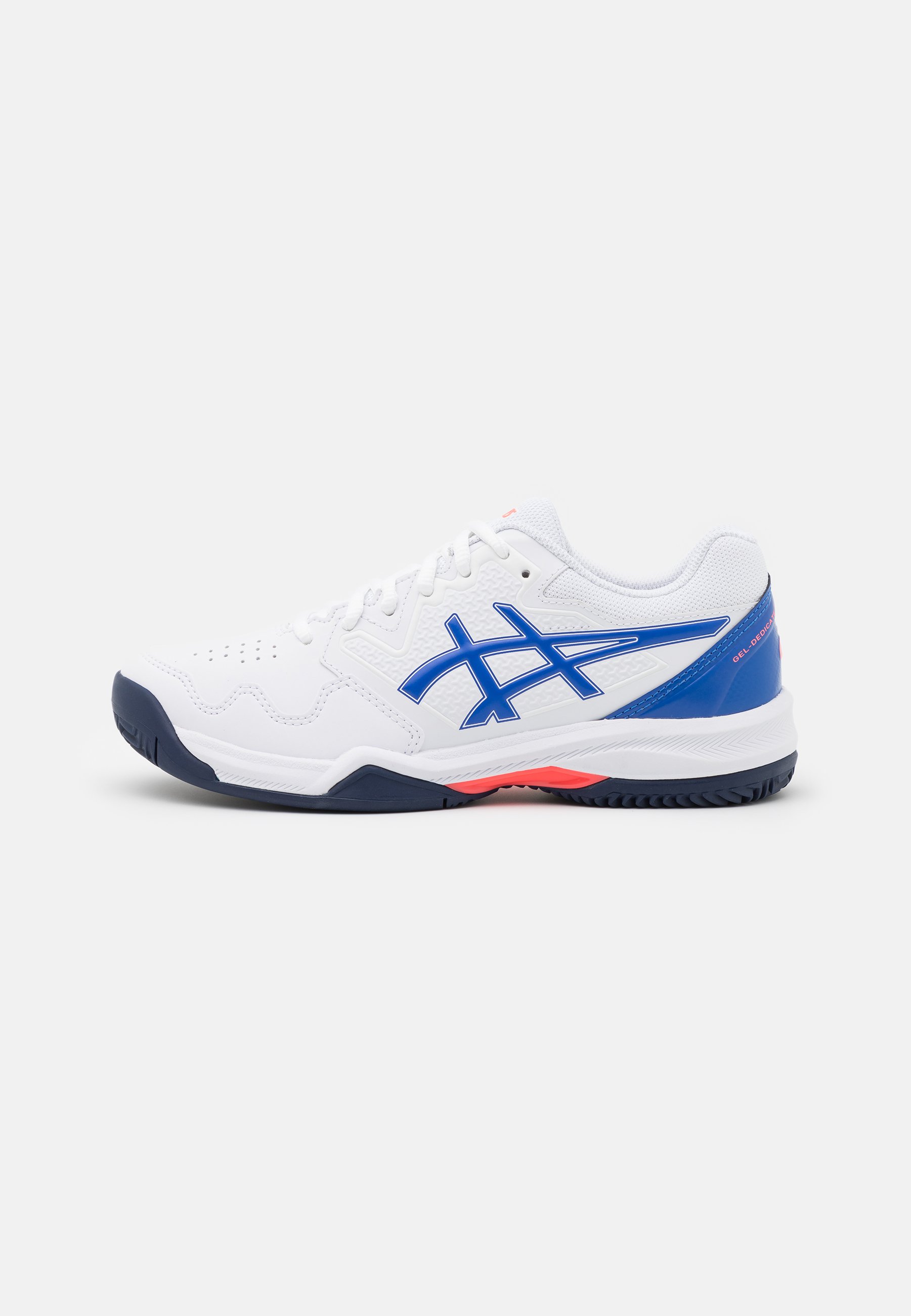 Asics GEL-Dedicate 7 | White/Silver - Shoes | Rocket Padel