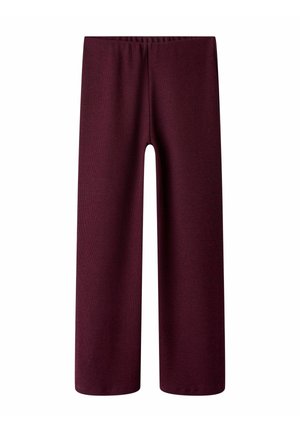 HOSE WIDE LEG - Hlače - windsor wine