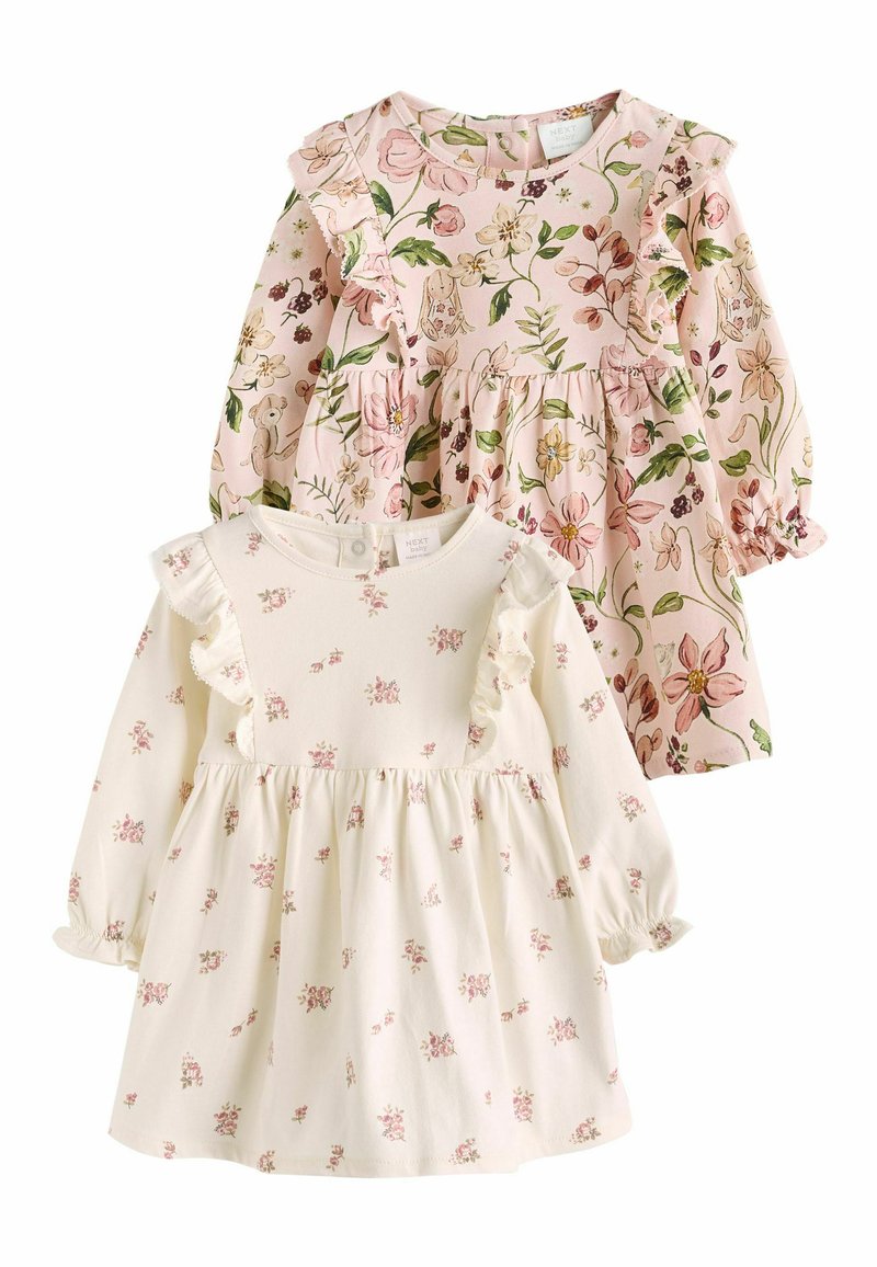 Next - 2 PACK-REGULAR FIT - Vestido ligero - pink floral  cream ditsy, Ampliar