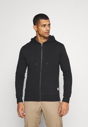 JJEBASIC ZIP HOOD - Zip-up hoodie - black
