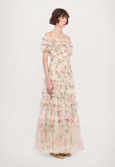 Needle & Thread ROSE LISETTE OFF SHOULDER GOWN - Galajurk - moonshine/pink