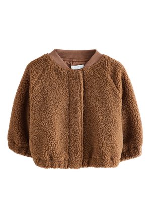 REGULAR FIT - BORG - Forro polar - brown sausage dog