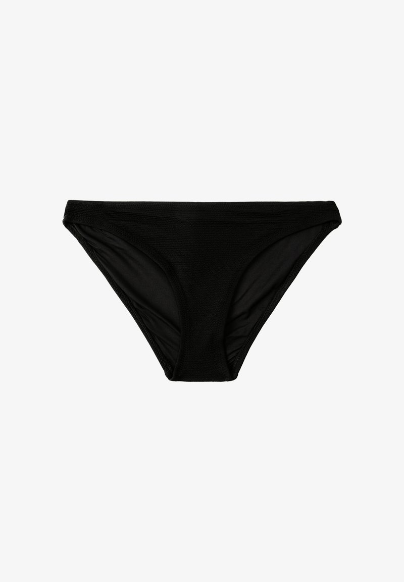 Koton MEDIUM RISE TISSUED - Bas de bikini - black