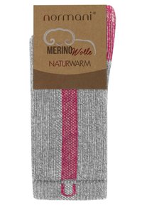 Normani NOWRA MERI SPORT MID CUT 2 PACK - Socken - grau/pink