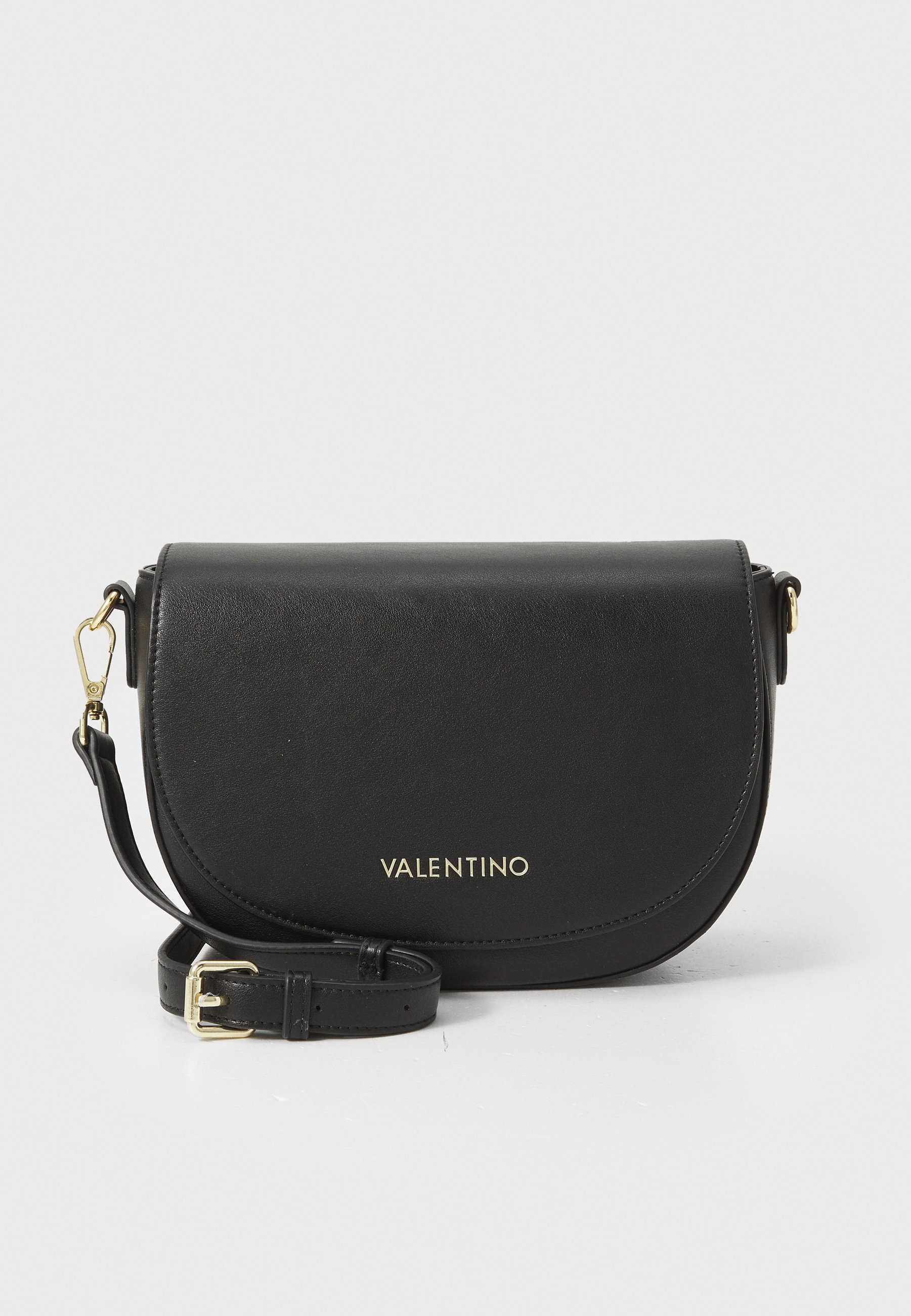 Sac à Bandoulière Valentino Floren Flap Bag En Polyuréthane - Couleur Nero (Noir), Neuf Avec Étiquettes
