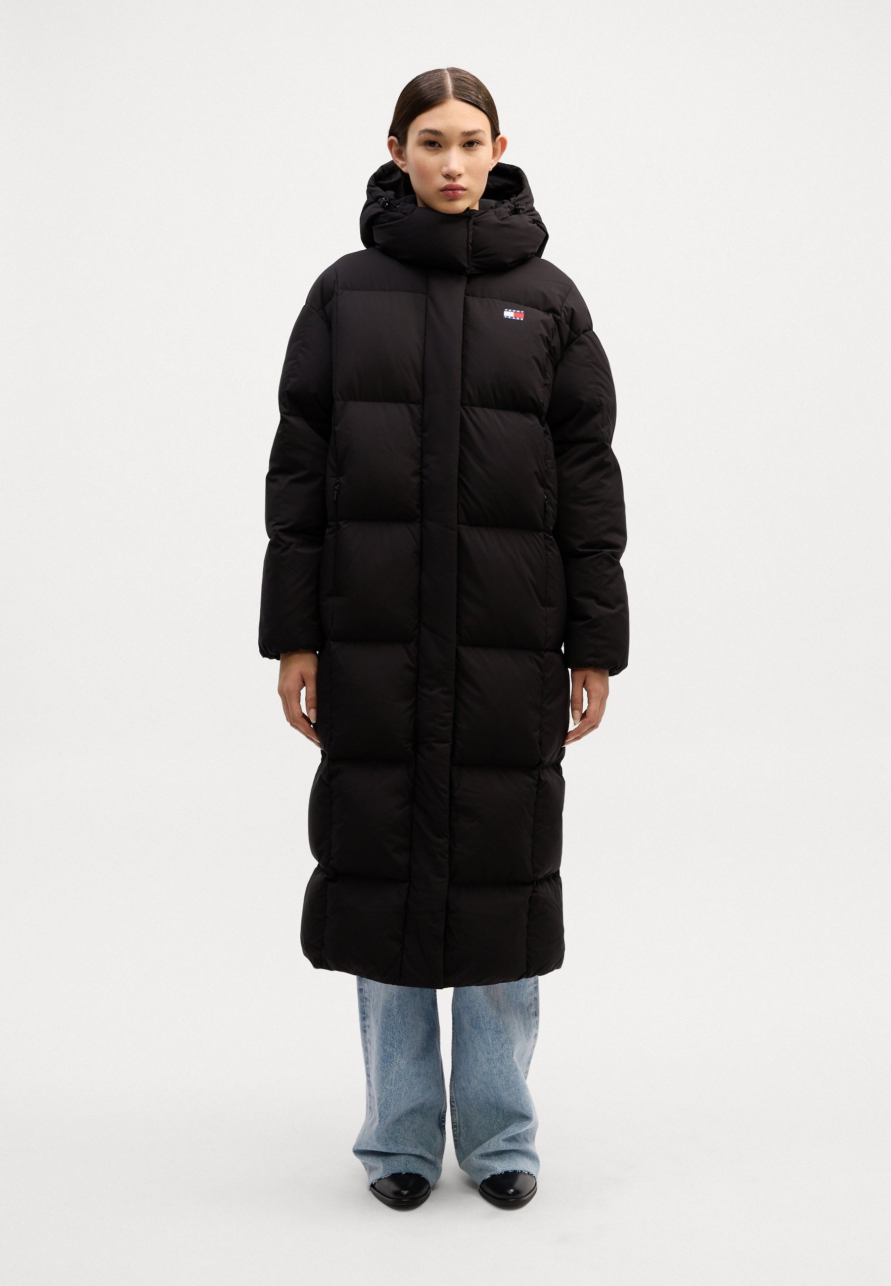 Tommy Jeans ALASKA GRID - Down coat - black - Zalando