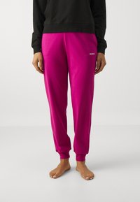 HUGO - SHUFFLE PANTS - Pyjama bottoms - dark pink Thumbnail Image 1