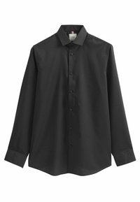 Next TEXTURED  REGULAR FIT SINGLE CUFF - Hemd - black