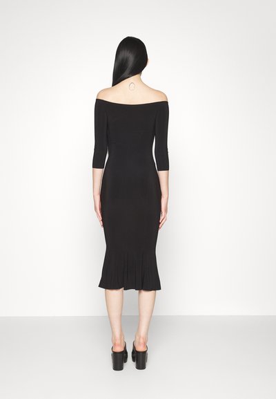 Norma Kamali OFF SHOULDER FISHTAIL DRESS TO MIDCALF - Sukienka koktajlowa