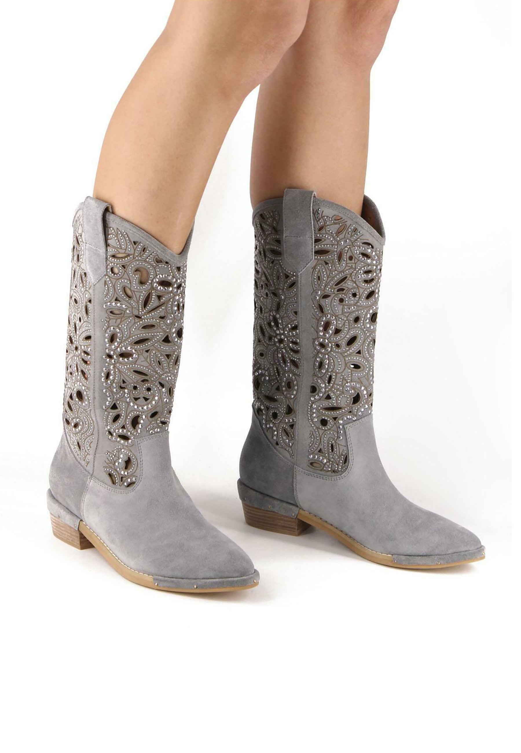 Alma en Pena PALMITA - Botas camperas - azul/gris azulado - Zalando.es