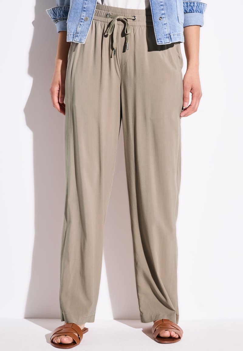 Street One WIDE LEG - Bukser - braun