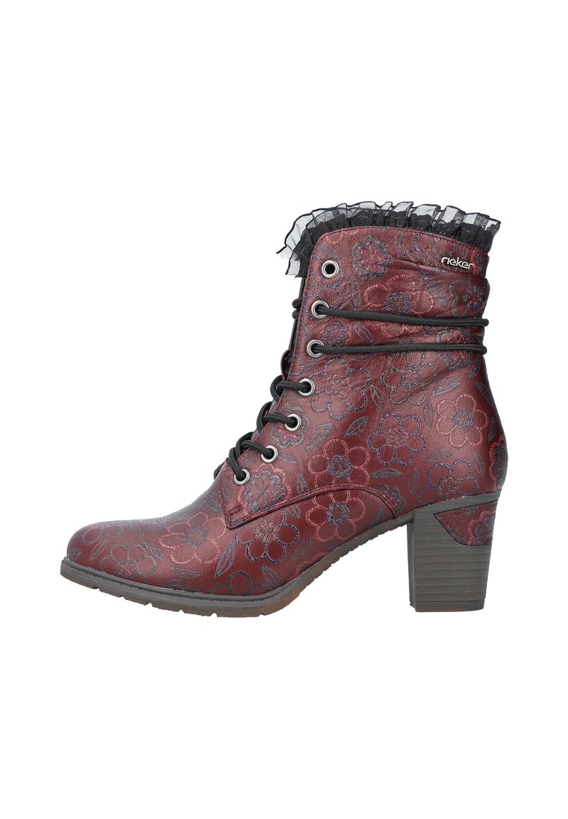 Rieker Lace-up ankle boots - rot/red - Zalando